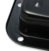 Mr. Gasket transmission oil pan black steel 9755BMRG Ford aluminum 2493