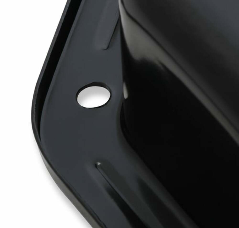 Mr. Gasket transmission oil pan black steel 9765BMRG LS engine Chevy aluminum 2493