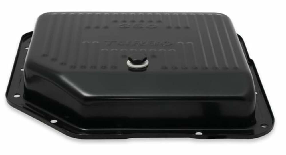 Mr. Gasket transmission oil pan black steel 9765BMRG LS engine Chevy aluminum 2493