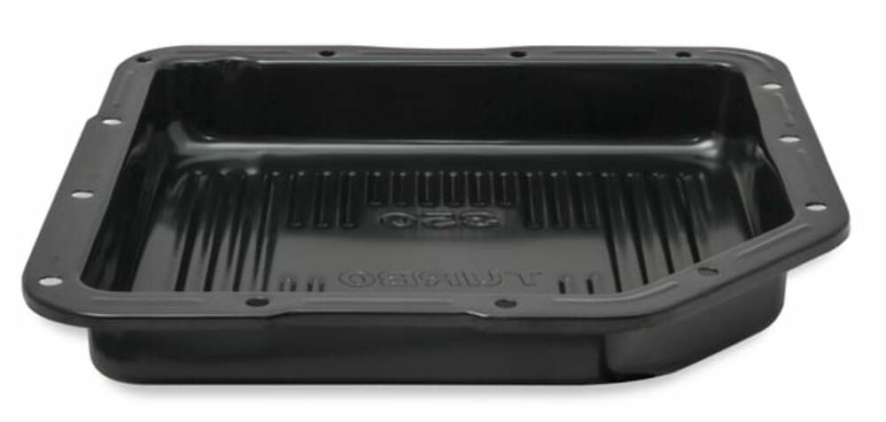 Mr. Gasket transmission oil pan black steel 9765BMRG LS engine Chevy aluminum 2493