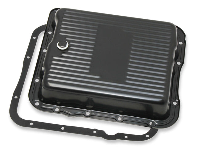 Mr. Gasket transmission oil pan black steel 9767BMRG LS engine Chevy aluminum 2493