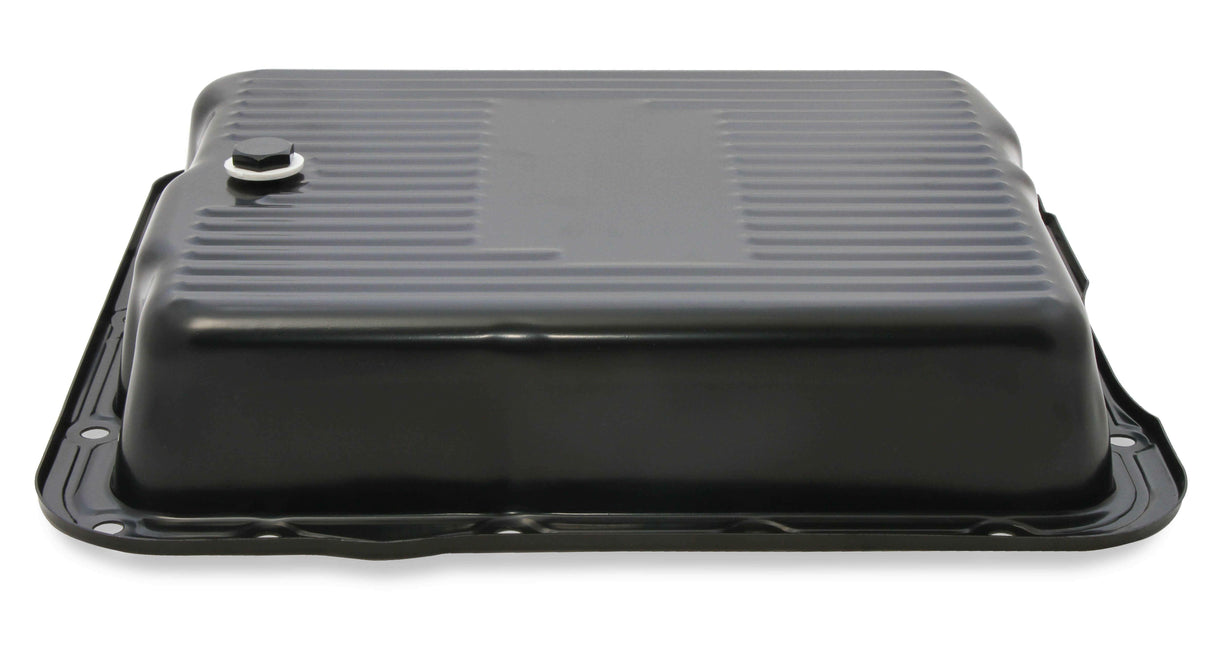Mr. Gasket transmission oil pan black steel 9767BMRG LS engine Chevy aluminum 2493