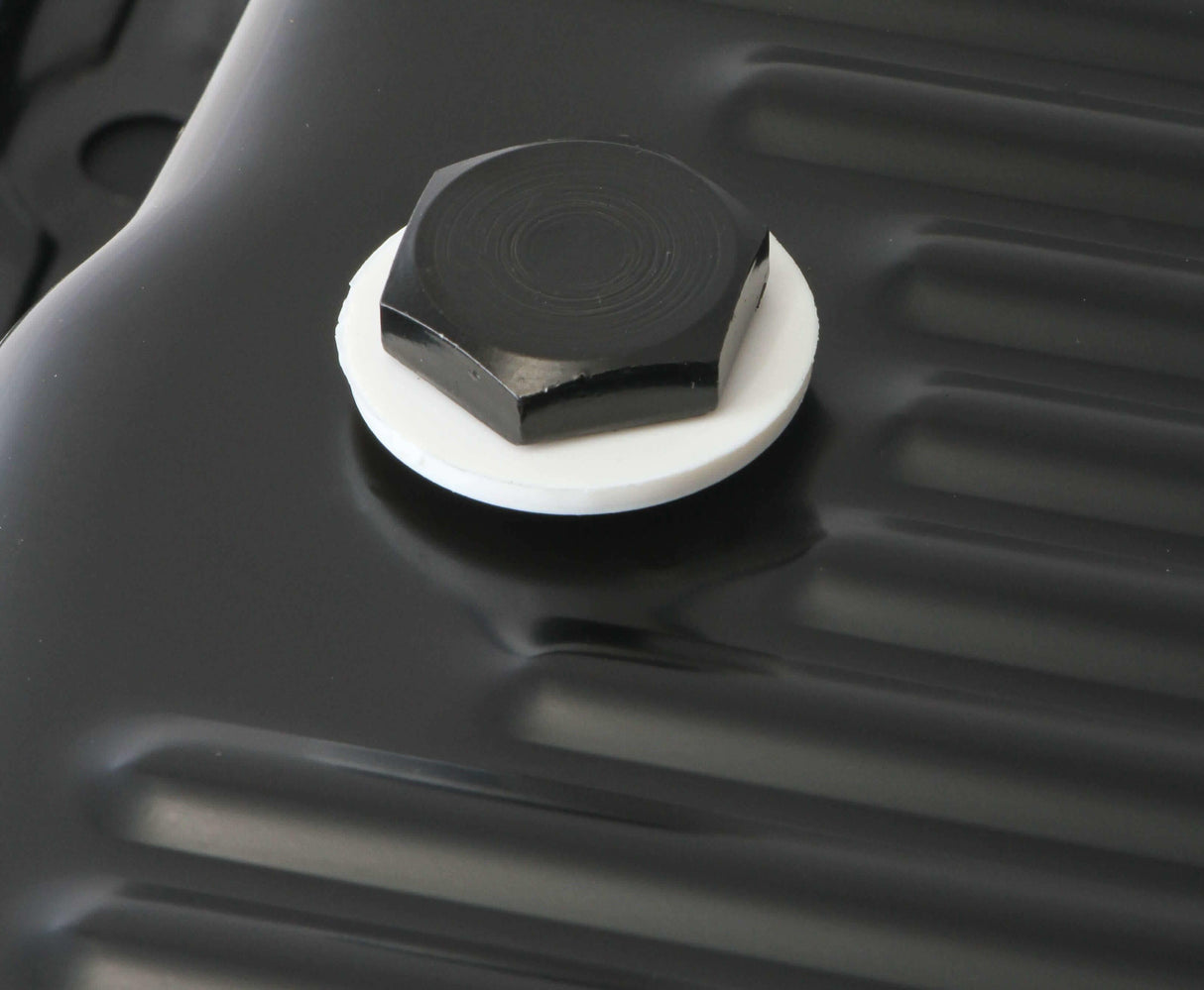 Mr. Gasket transmission oil pan black steel 9767BMRG LS engine Chevy aluminum 2493