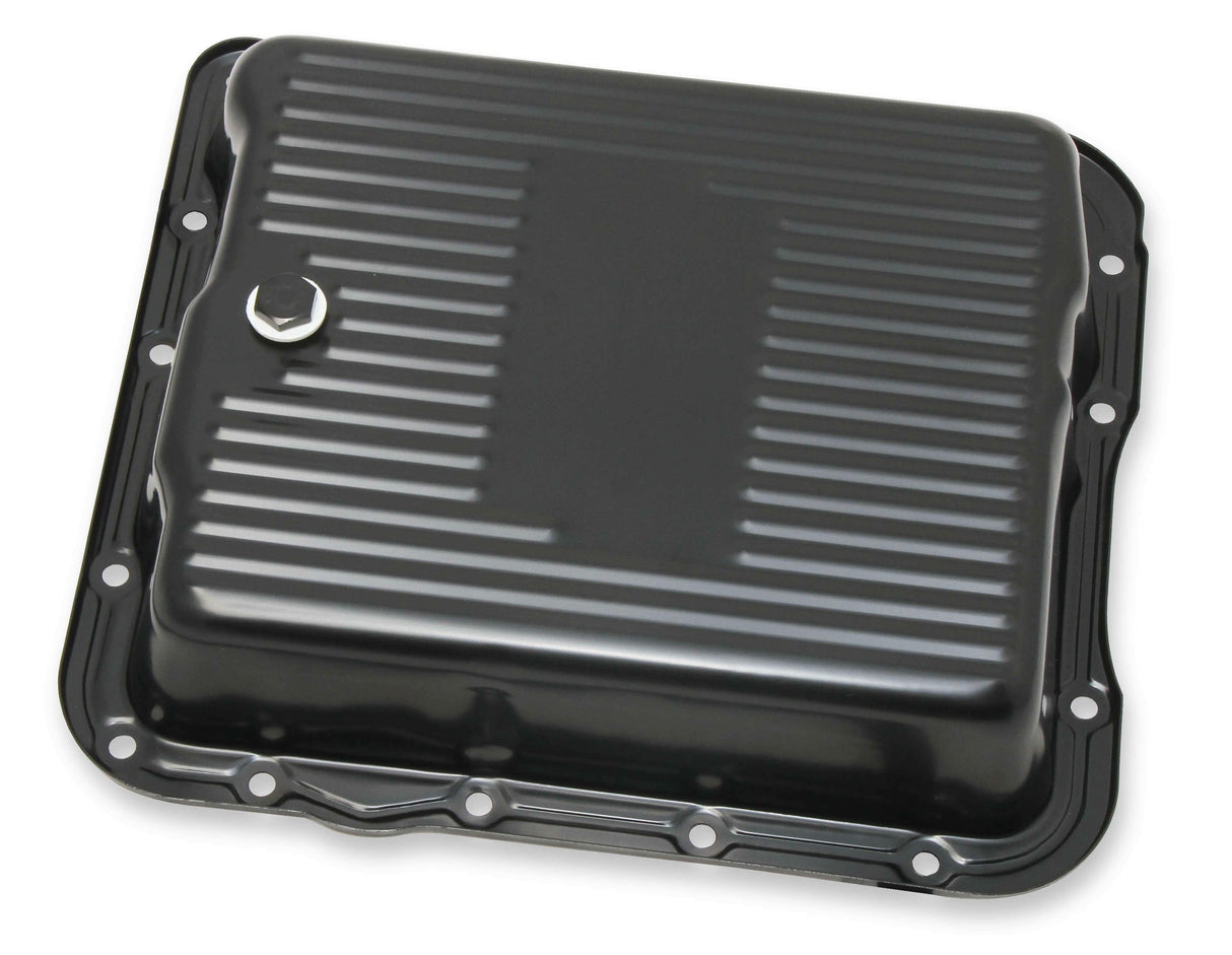 Mr. Gasket transmission oil pan black steel 9767BMRG LS engine Chevy aluminum 2493