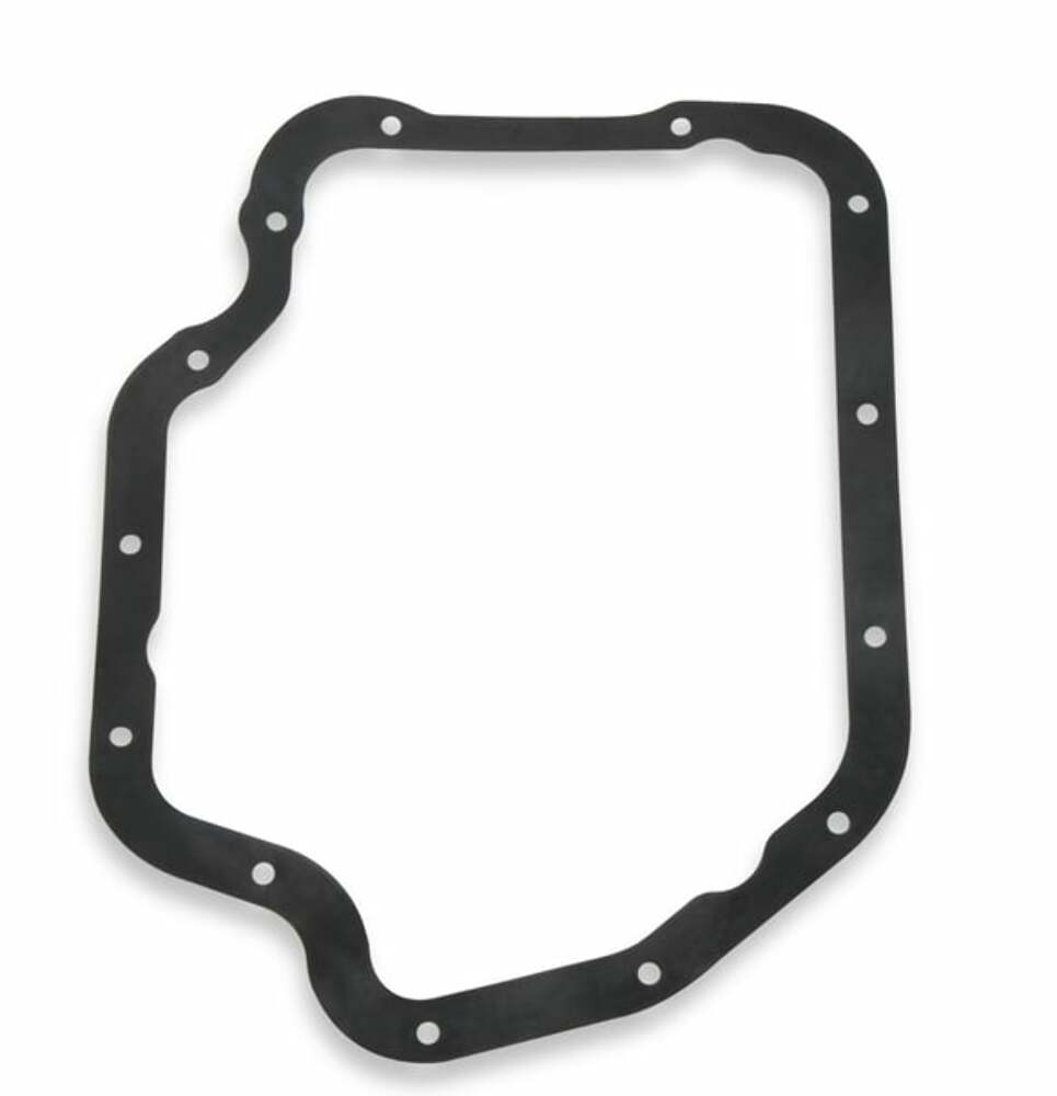 Mr. Gasket transmission oil pan black steel 9786BMRG Chevy aluminum 2493