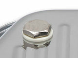 Mr. Gasket transmission oil pan chrome 9745CMRG aluminum steel 2493