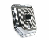 Mr. Gasket transmission oil pan chrome Chevy aluminum steel 9761
