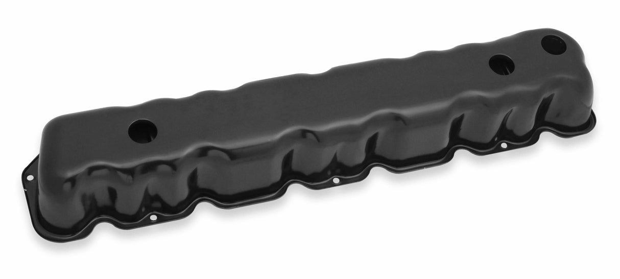 Mr. Gasket valve cover black 9831BMRG chrome steel 2493