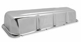 Mr. Gasket valve cover chrome 9830CMRG black steel 2493