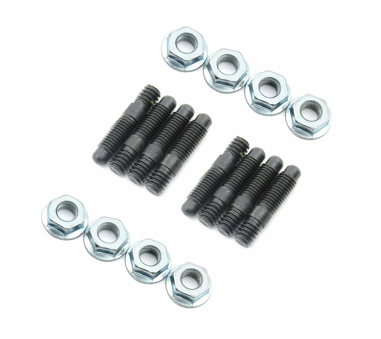 Mr. Gasket valve cover stud kit steel covers SBC Chevy black 6324