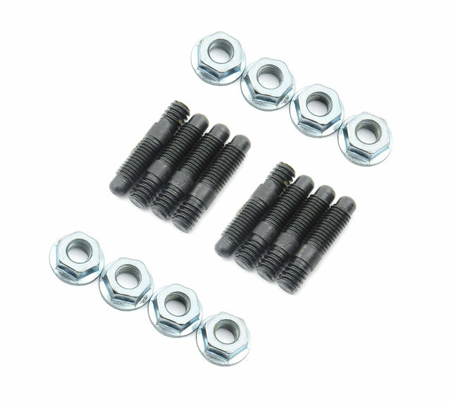 Mr. Gasket valve cover stud kit steel covers SBC Chevy black 6324