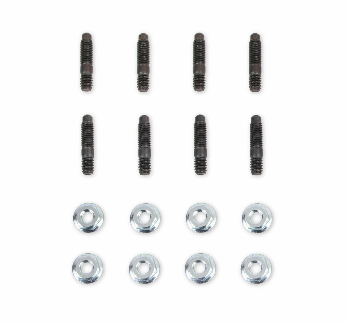Mr. Gasket valve cover stud kit steel covers SBC Chevy black 6324