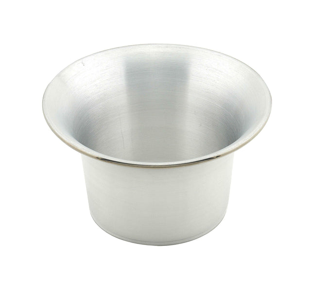 Mr. Gasket velocity stack polished aluminum 5 inch tall x8 1/2 inch diameter 46 carburetor 2493