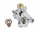 Mr. Gasket water pump BBC Chevy chrome aluminum steel 7013G