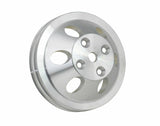 Mr. Gasket water pump pulley aluminum double groove Chevy chrome 5315