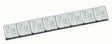 Mr. Gasket wheel weights self adhesive lead free 5 lbs. 3650LF zinc steel 2493