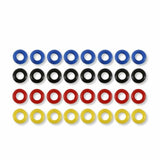 Mr. Gasket wire loom set 4 wire short chrome steel rubber 9751