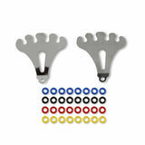 Mr. Gasket wire loom set 4 wire short chrome steel rubber 9751