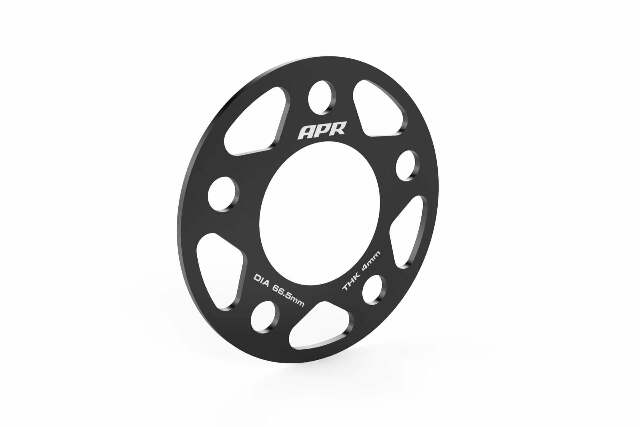 Spacers (Set of 2) - 66.5mm CB - 4mm Thick aluminum black