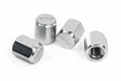 Fits 1985-2024 911 Porsche Valve Stem Caps - Silver for Audi and VW aluminum