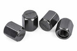 Fits 1985-2024 911 Porsche Valve Stem Caps - Gunmetal for Audi and VW aluminum