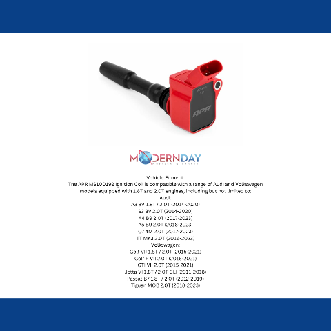APR MS100192 Ignition Coils (Red) for Audi RS / Volkswagen Golf