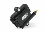 MSD ignition coil black red aluminum 82893