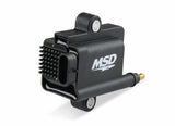 MSD ignition coil black red aluminum 82893
