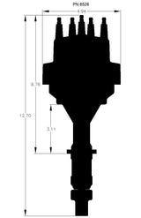 MSD ignition distributor red 8528