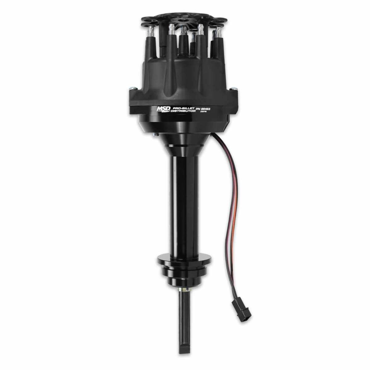 MSD ignition distributor black polished anodized 85463