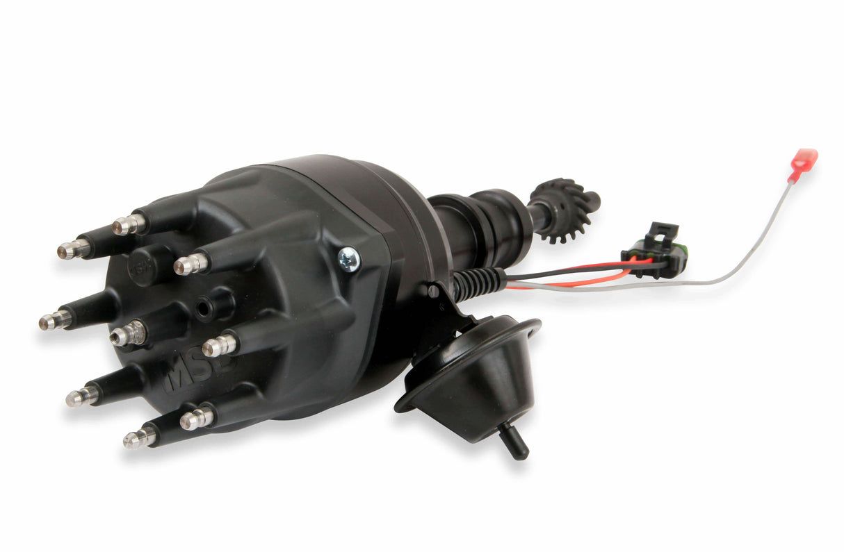 MSD ignition distributor for 1970-1974 Ford F-100 black steel anodized small block 835231