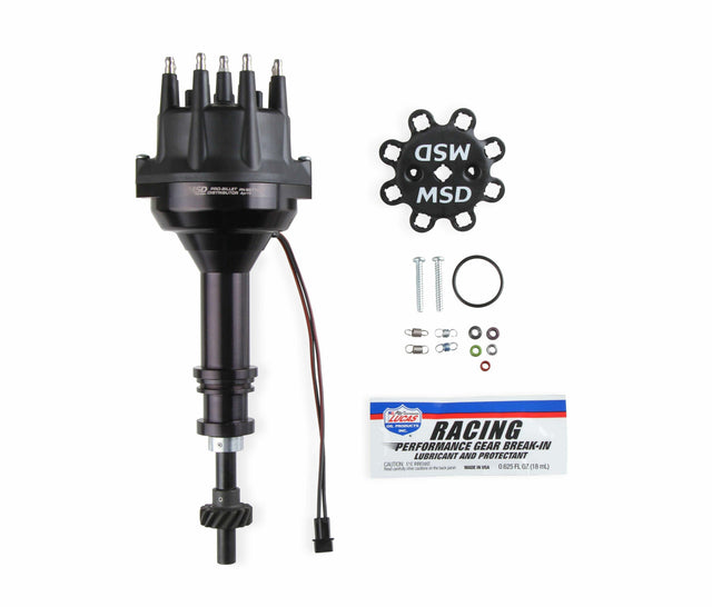 MSD ignition distributor for 1958-1960 Ford Mustang black steel anodized 857731