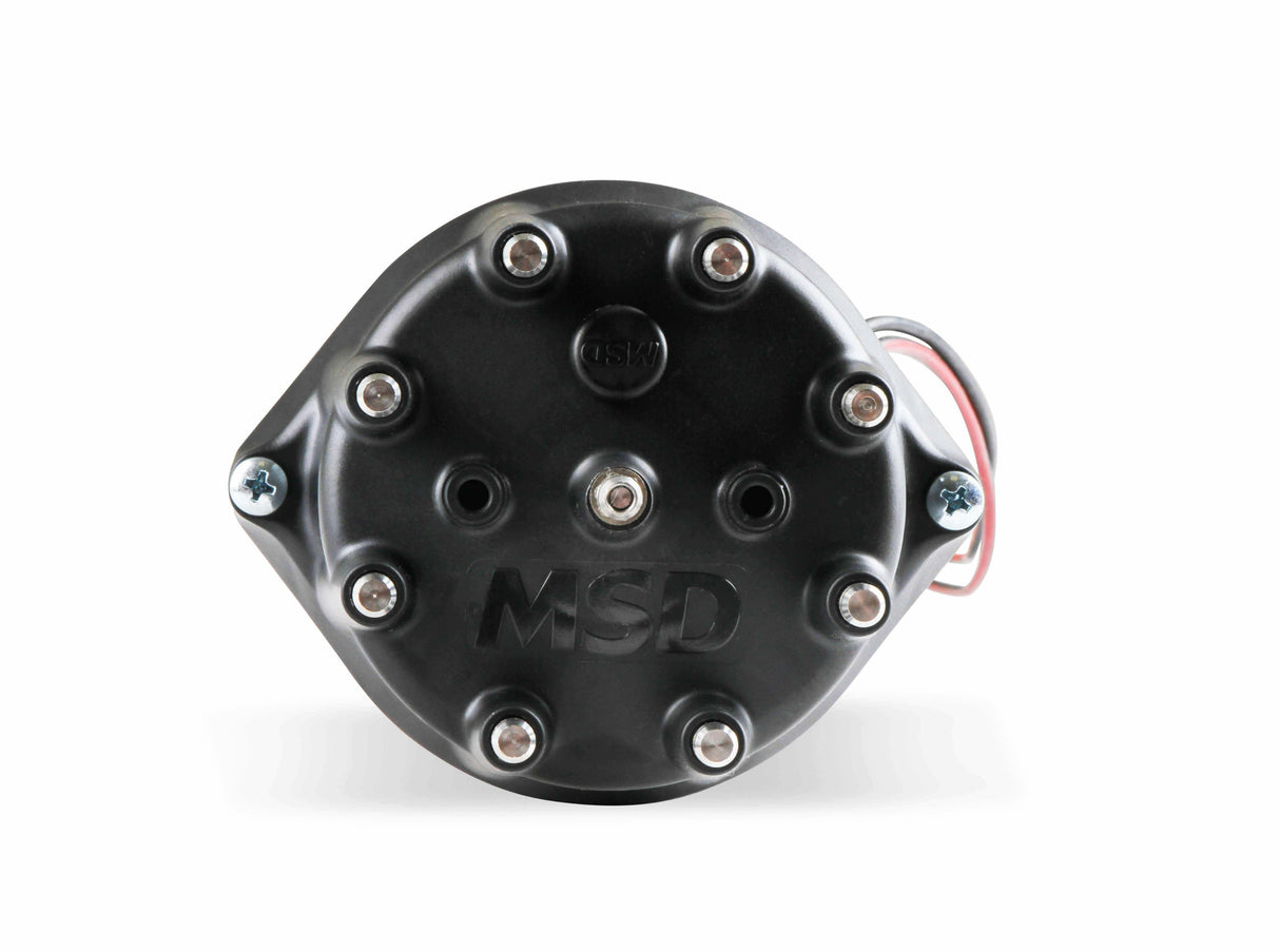 MSD ignition distributor for 1958-1960 Ford Mustang black steel anodized 857731