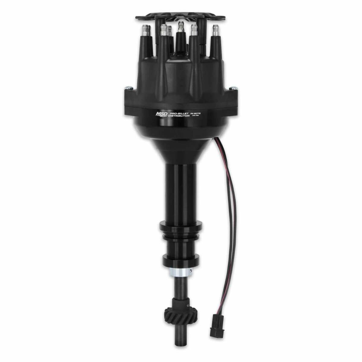 MSD ignition distributor black polished anodized 85773