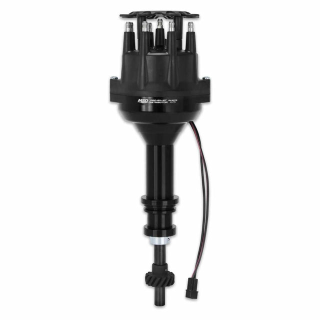 MSD ignition distributor black polished anodized 85773