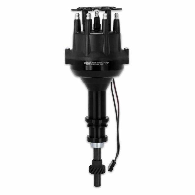 MSD ignition distributor black polished anodized 85783