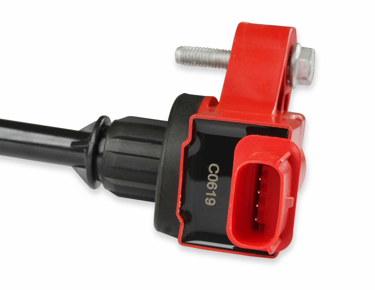 MSD ignition coil for 2013-2019 Chevy Camaro black red 82384