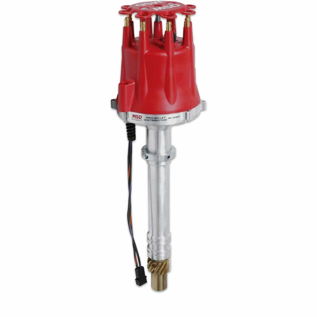 MSD ignition distributor red aluminum bbc 502