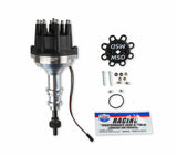 t MSD Distributor Ford 289-302, Pro Billet, Small Black Cap, Steel Gear - 857951 MSD