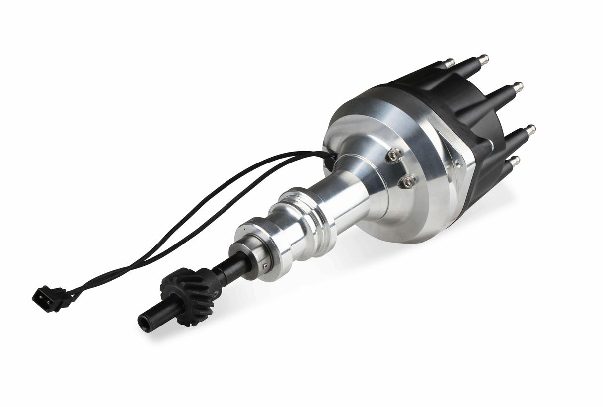 t MSD Distributor Ford 289-302, Pro Billet, Small Black Cap, Steel Gear - 857951 MSD