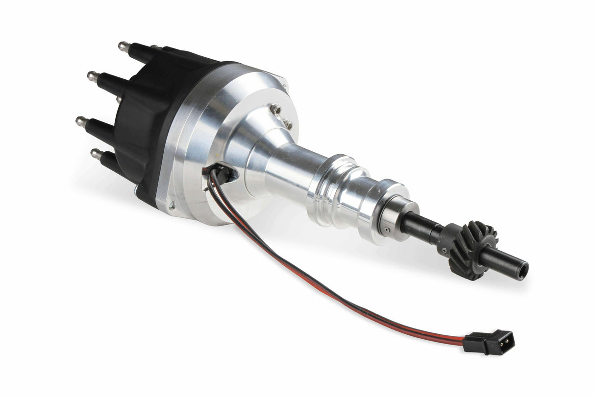 t MSD Distributor Ford 289-302, Pro Billet, Small Black Cap, Steel Gear - 857951 MSD