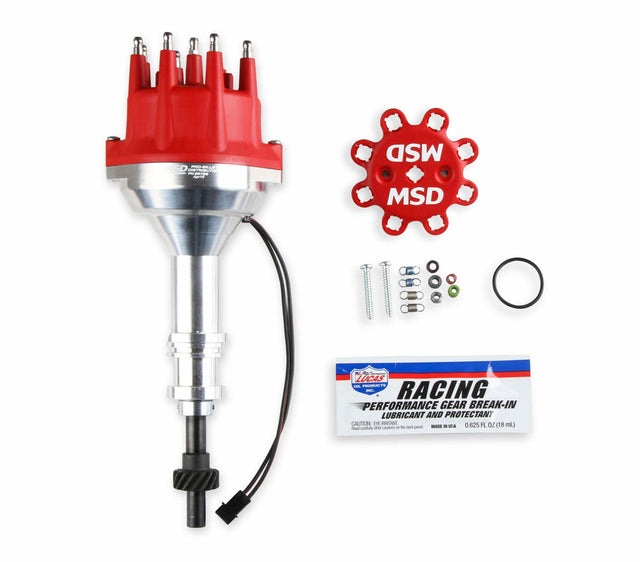 MSD ignition distributor for 1975-1991 Ford Mustang red steel 85786