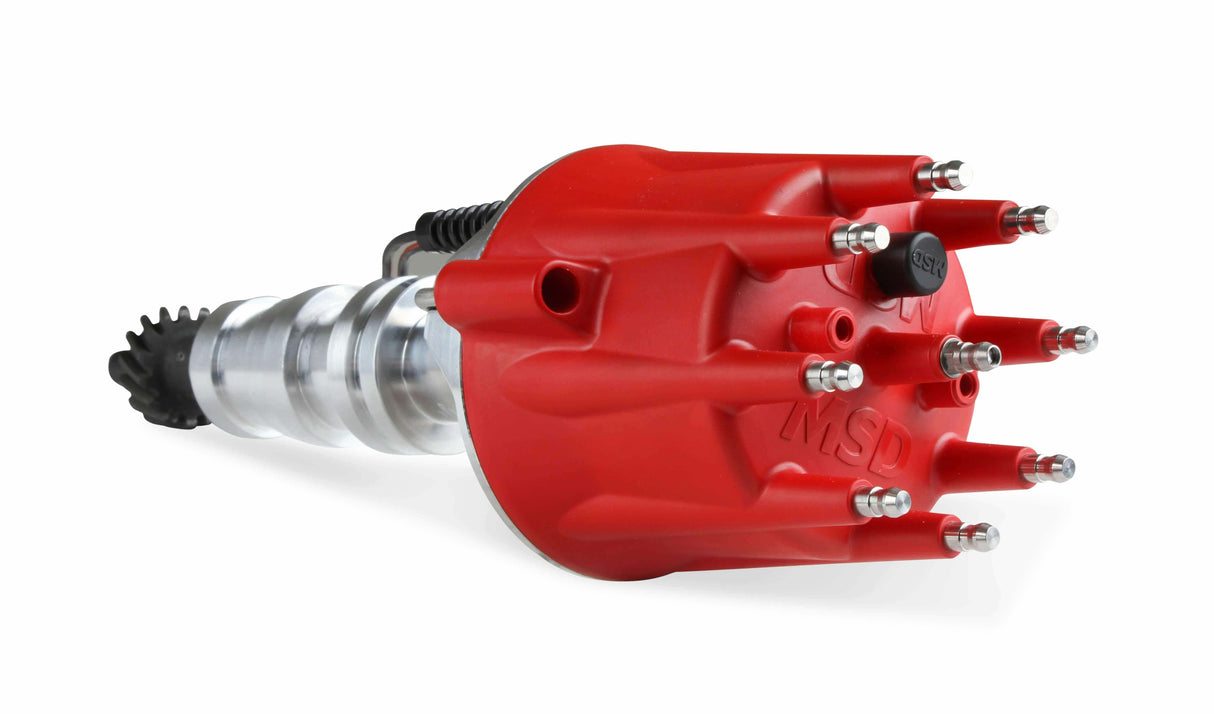 MSD ignition distributor for 1958-1960 Ford Mustang red steel 85941