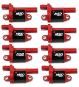 MSD ignition coil for 2014-2018 Chevy Silverado red 82688