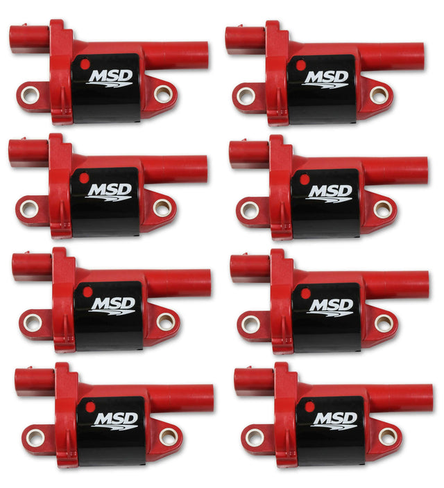 MSD ignition coil for 2014-2018 Chevy Silverado red 82688