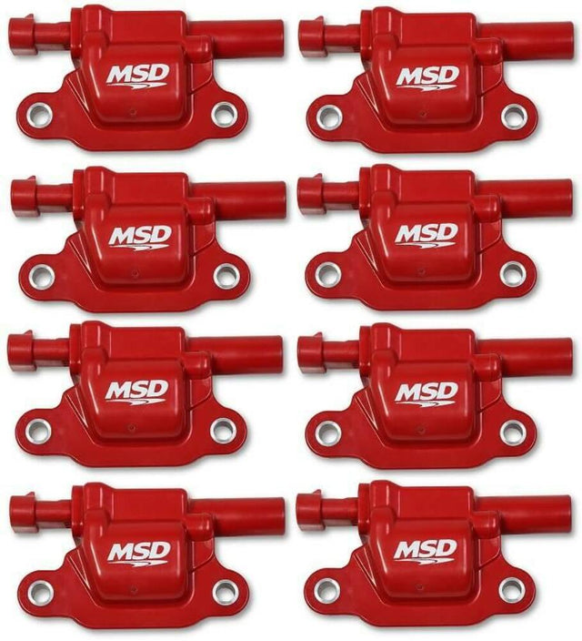 MSD ignition coil for 2014-2018 Chevy Silverado red 82668
