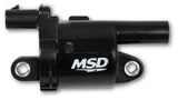MSD ignition coil for 2014-2018 Chevy Silverado black INJECTED2014-UP-ROUNDBLACK-8PACK-826883