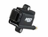 MSD ignition coil black red aluminum 82893