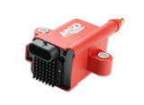 MSD ignition coil black red aluminum 8289