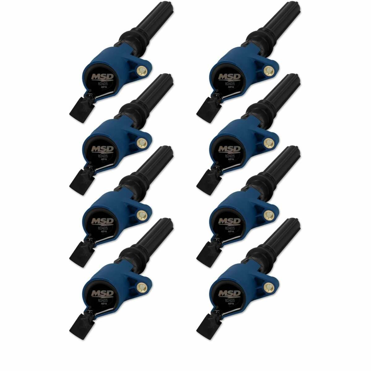 t MSD Ignition Coils 1999-2014 Ford 4.6L/5.4L 2-valve engines, Blue 8-Pack 824285 MSD